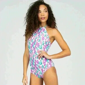 Sugar Coast by Lolli one piece parrot swimsuit